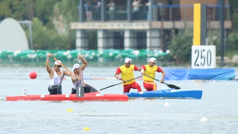Canoeing Việt Nam trắng tay tại ASIAD 2023